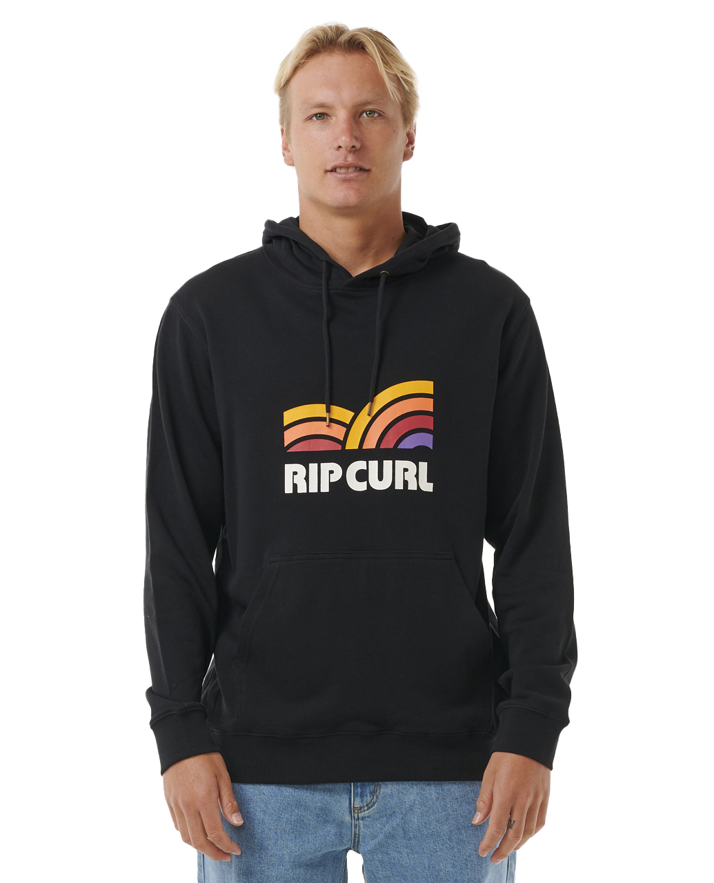 Surf Revival Capture Hoodie In Black