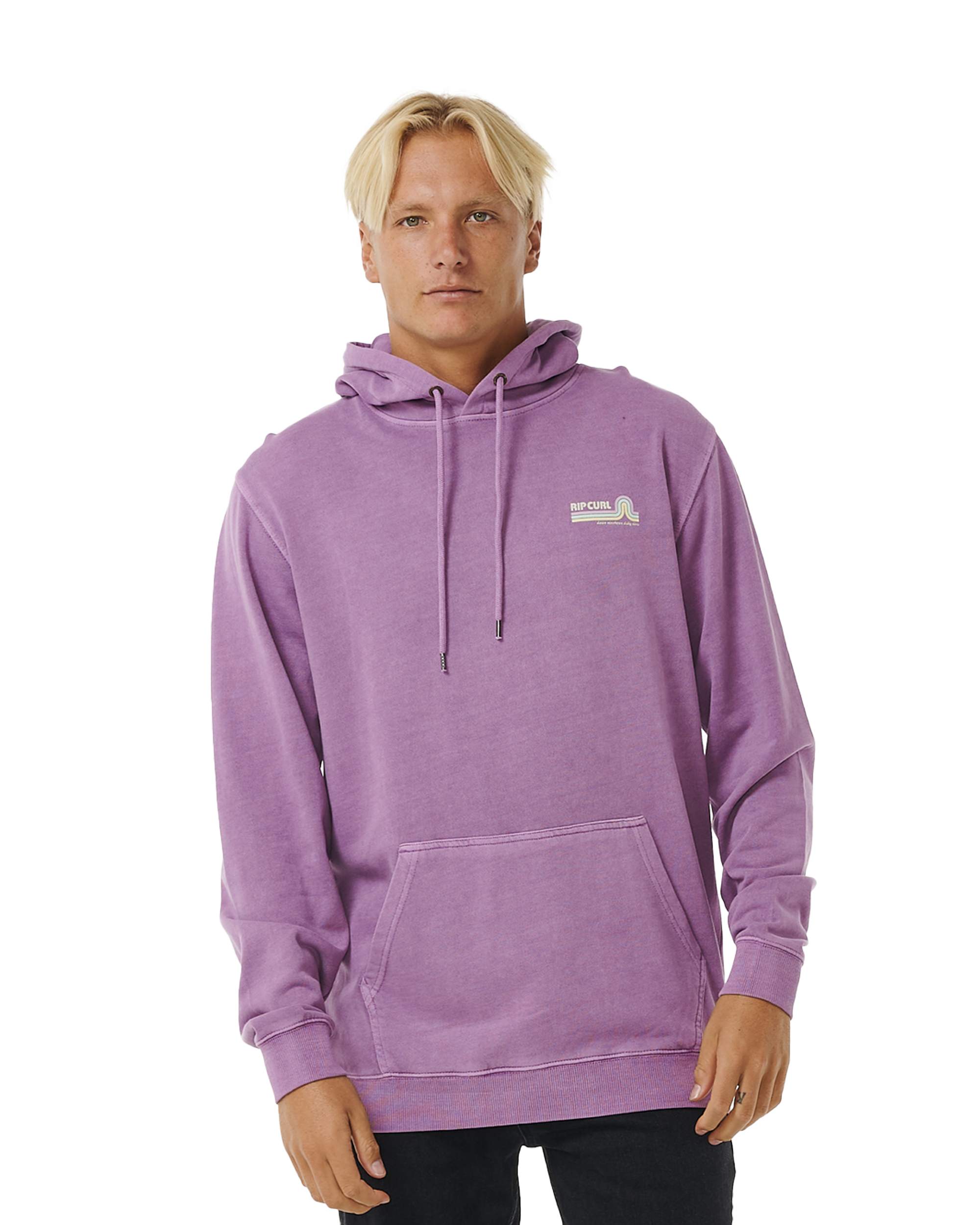 Surf Revival Hoodie In Dusty Purple