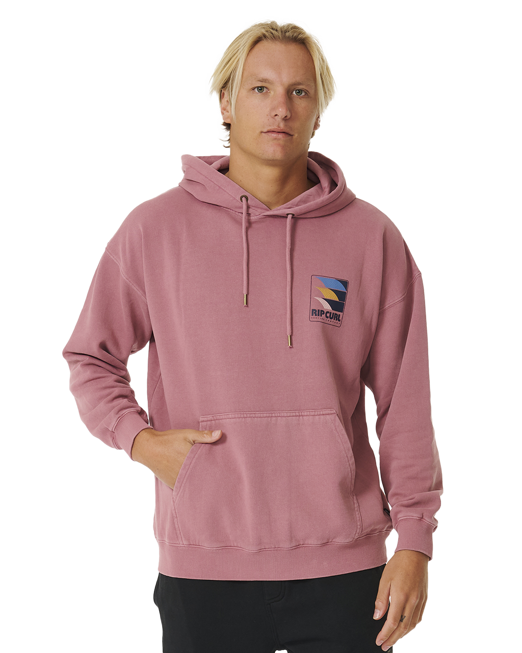 Surf Revival Hoodie In Mauve