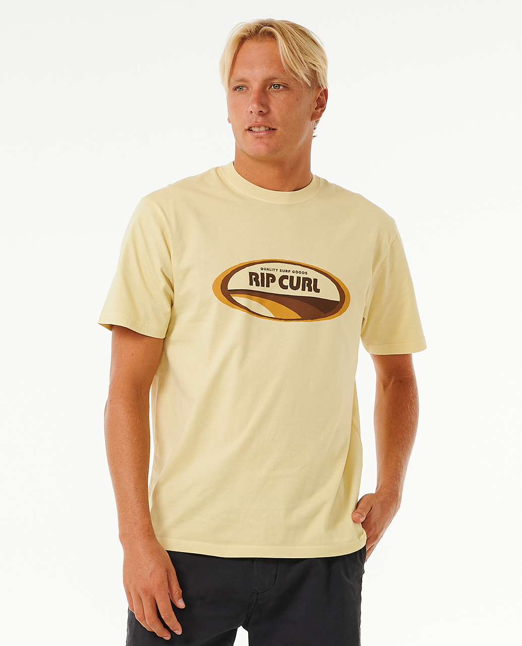 Surf Revival Mumma T-shirt In Vintage Yellow