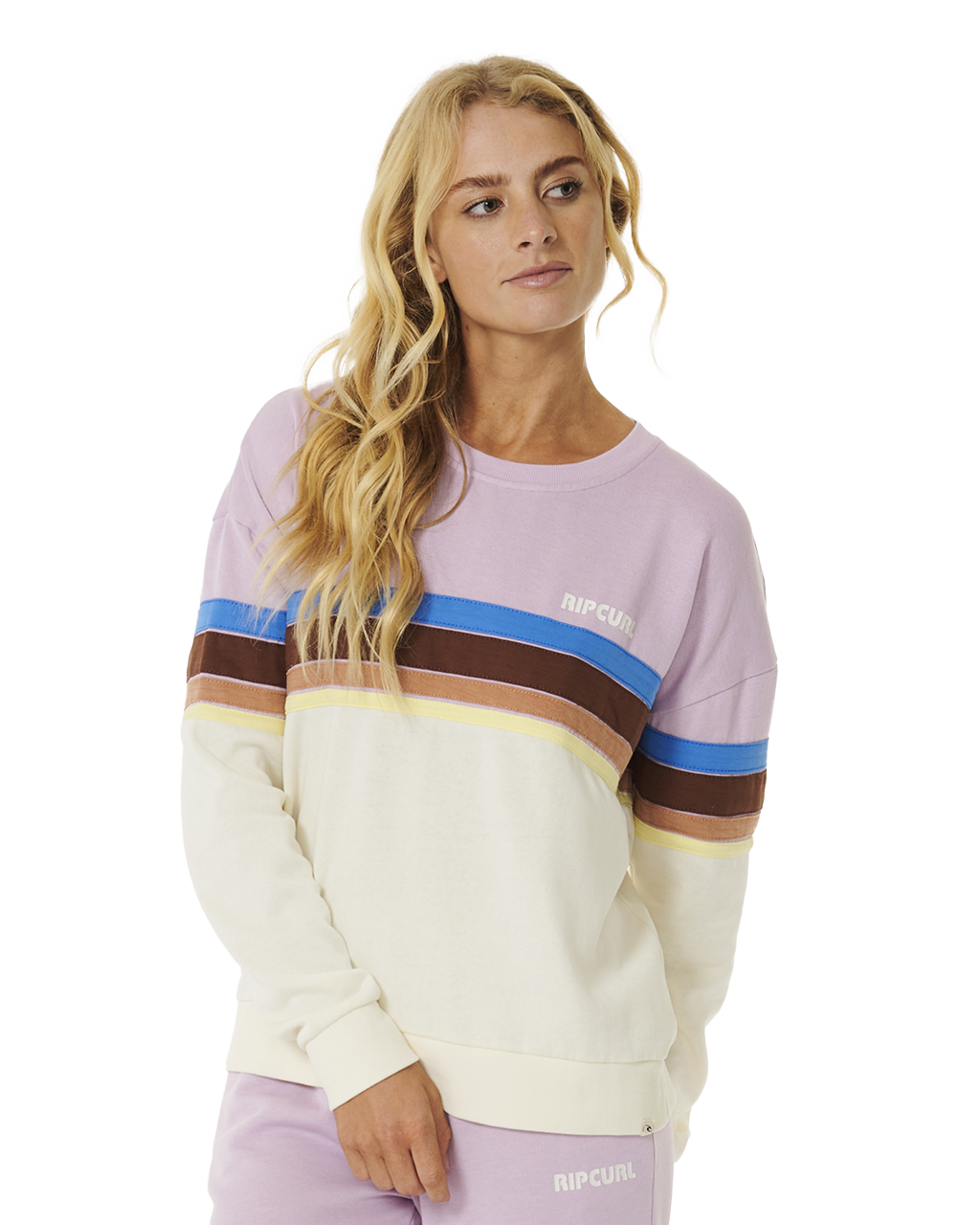 Surf Revival Sweatshirt In Lilac