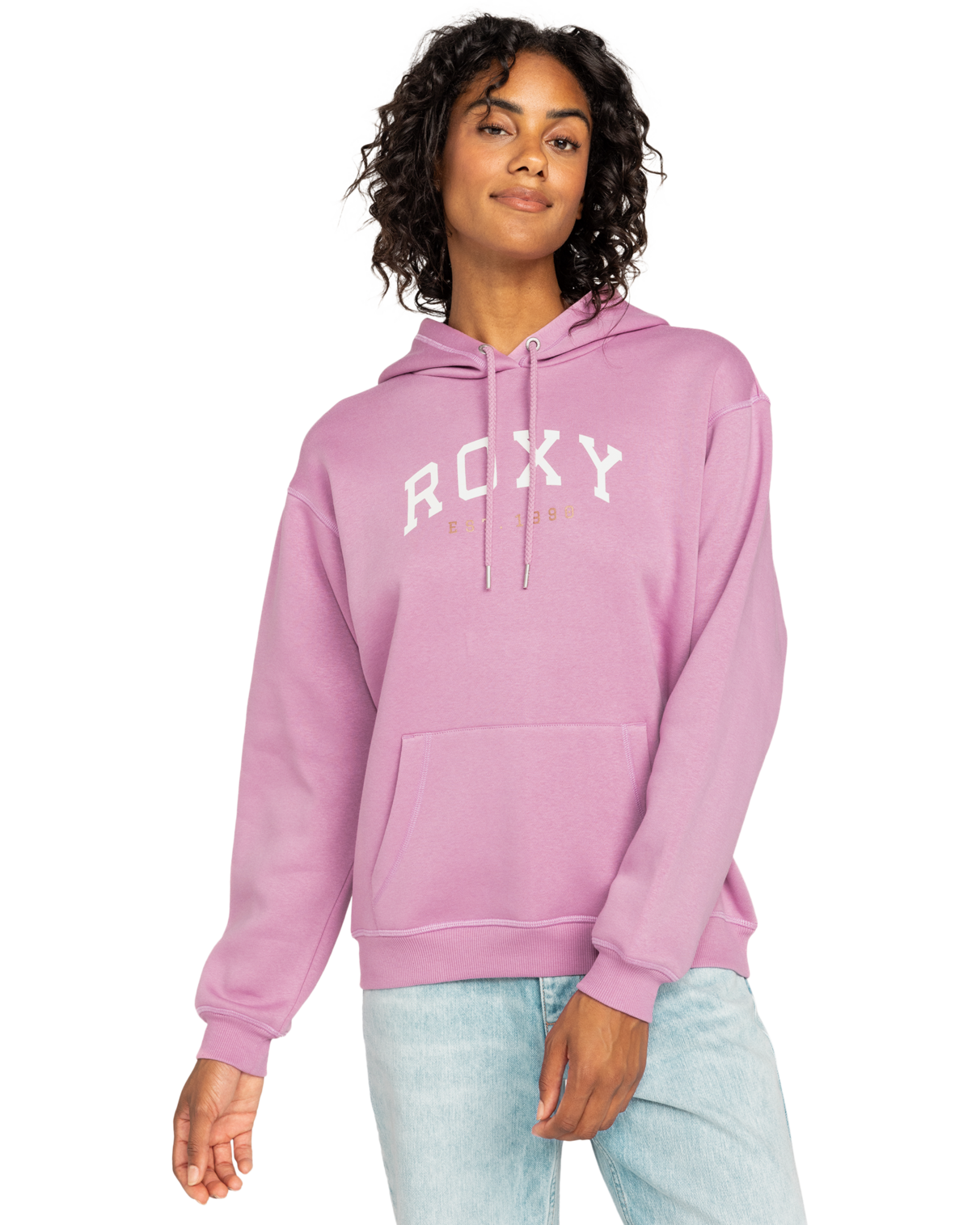 Surf Stoked Hoodie In Mauve Orchid