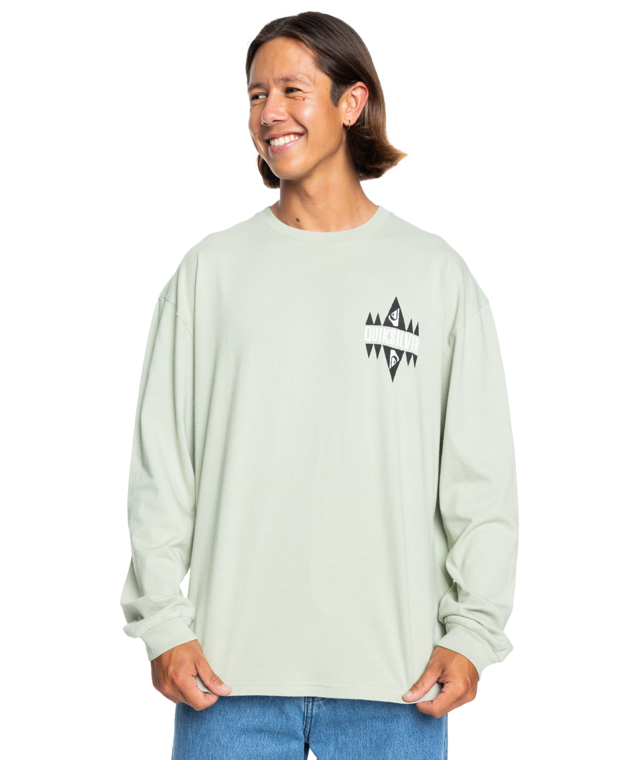 Take Us Back Long Sleeve Tee In Desert Sage