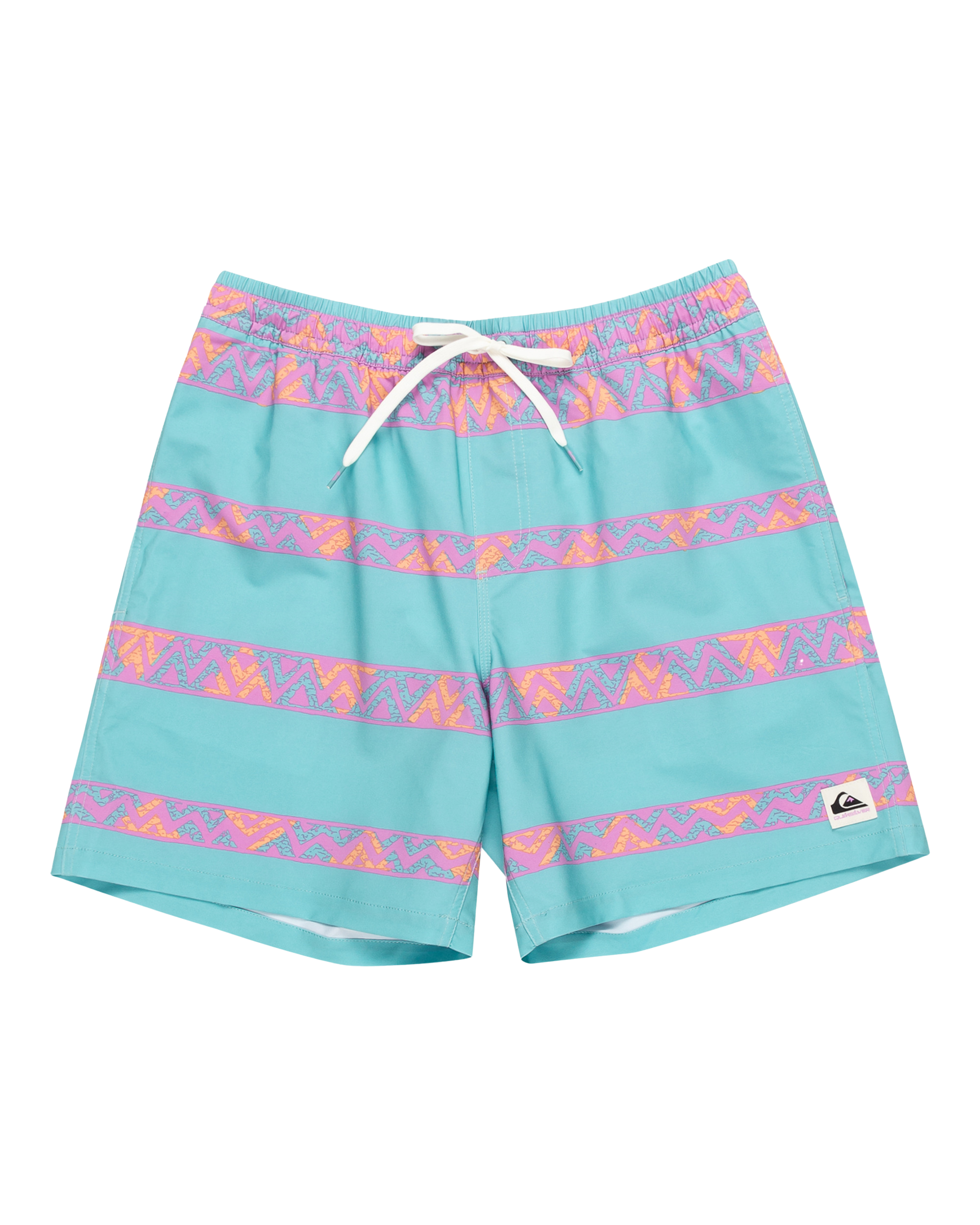 Take Us Back Volley Shorts In Marine BlueandHeritage Stripe