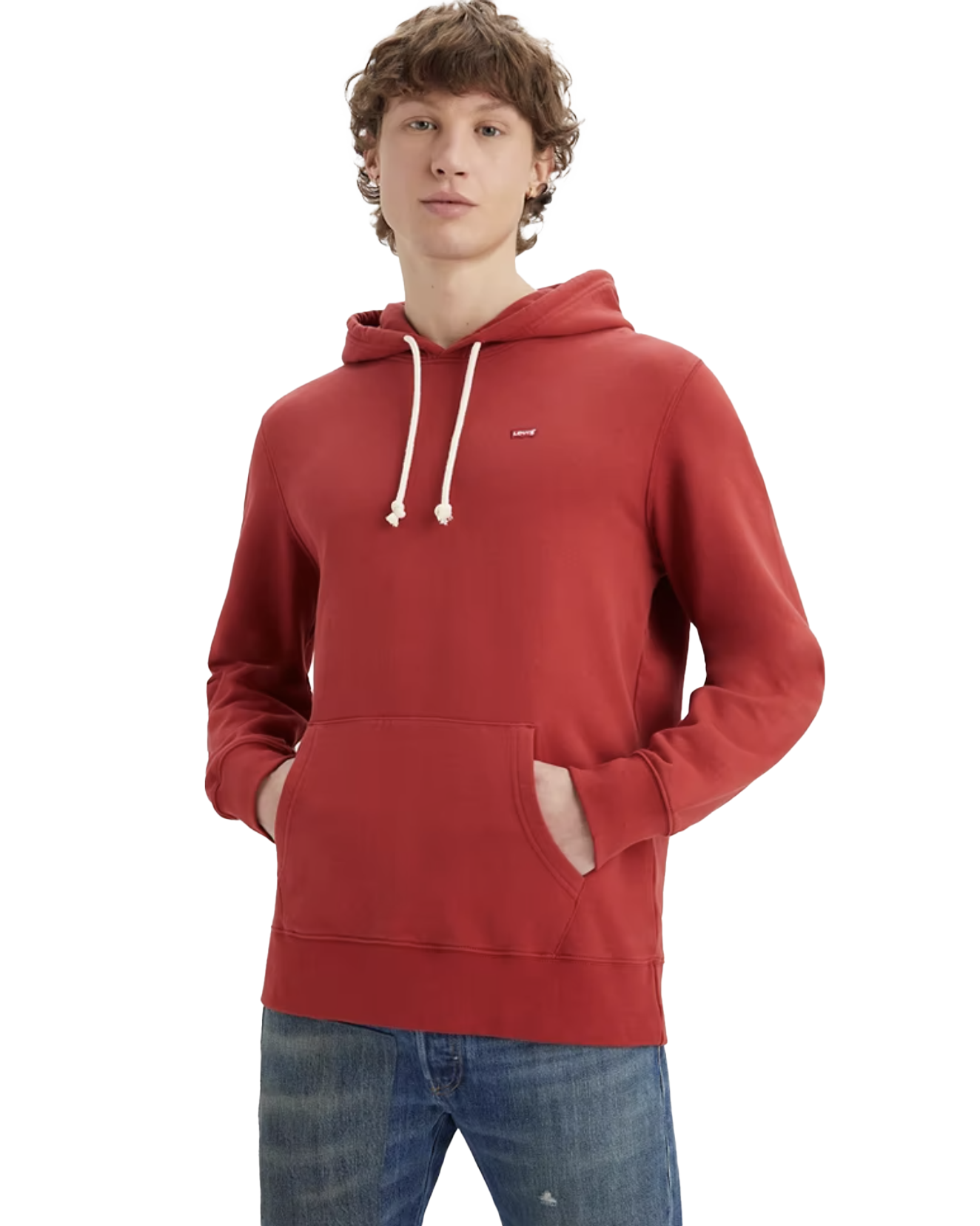 The Original Housemark Hoodie In Rhythmic Red