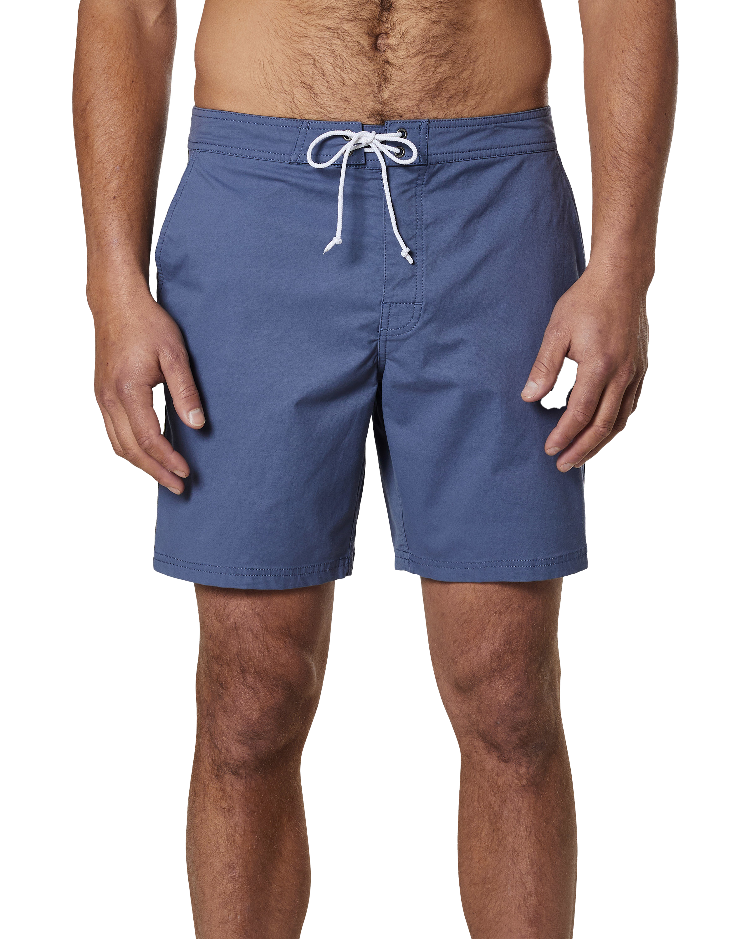 Theo Hybrid Swimshorts In Washed Blue