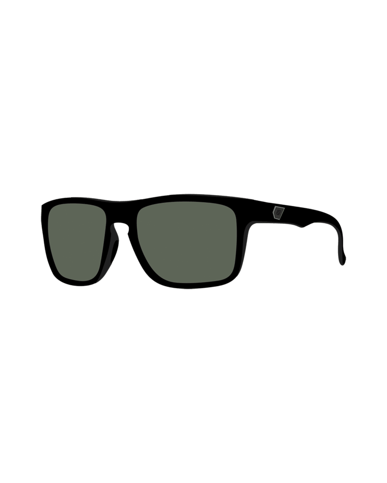 Trick Sunglasses In Gloss BlackandGrey