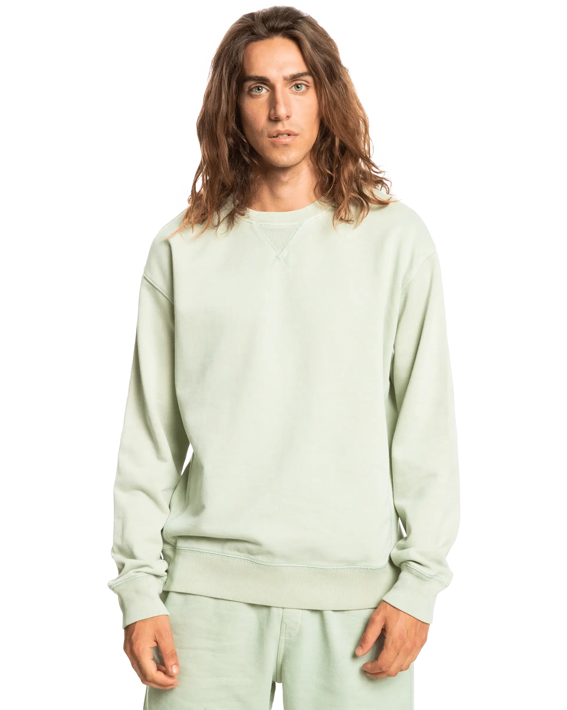 Trip Away Over Sweatshirt In Green Milieu