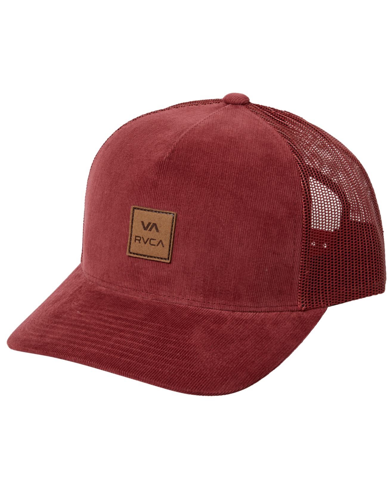 Va Atw Cord Trucker Cap In Wine