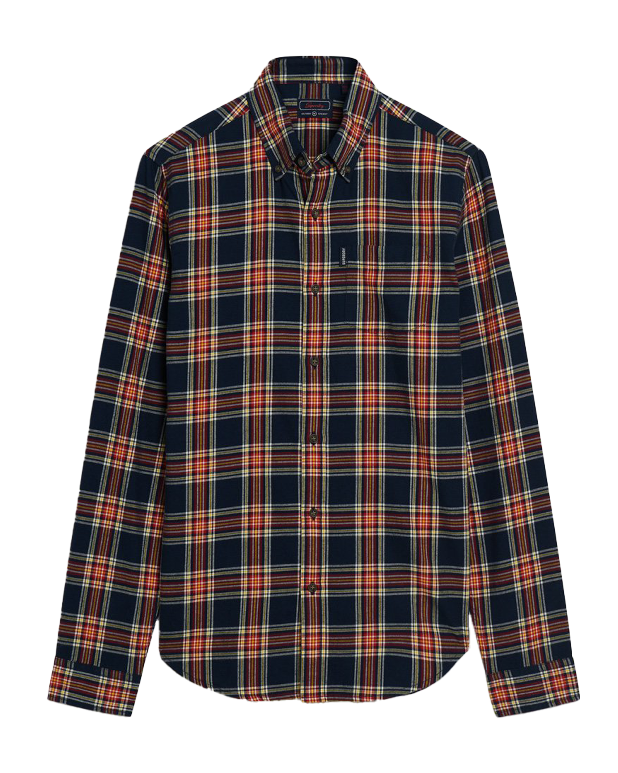 Vintage Check Shirt In Navy Check