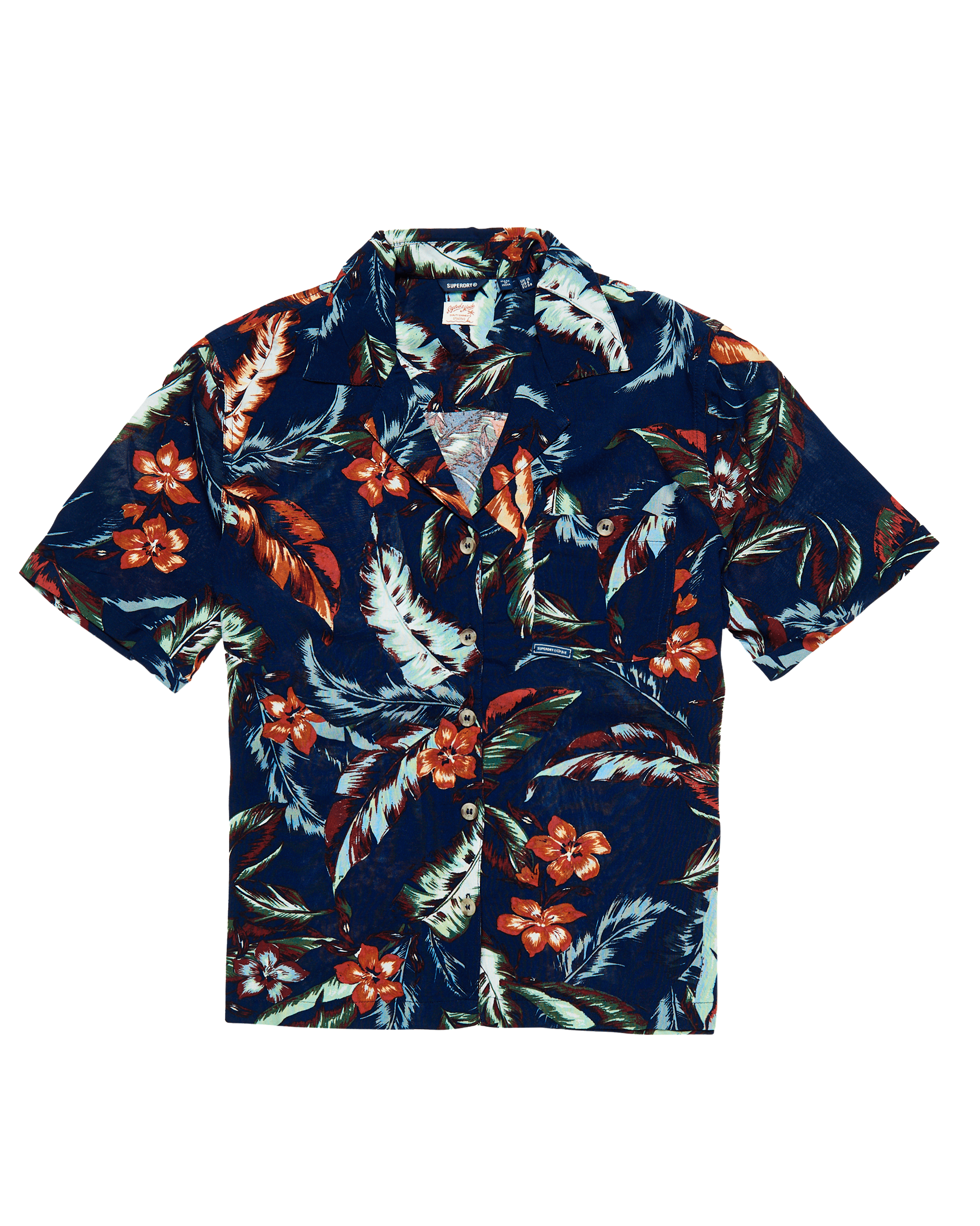 Vintage Resort Shirt In Navy