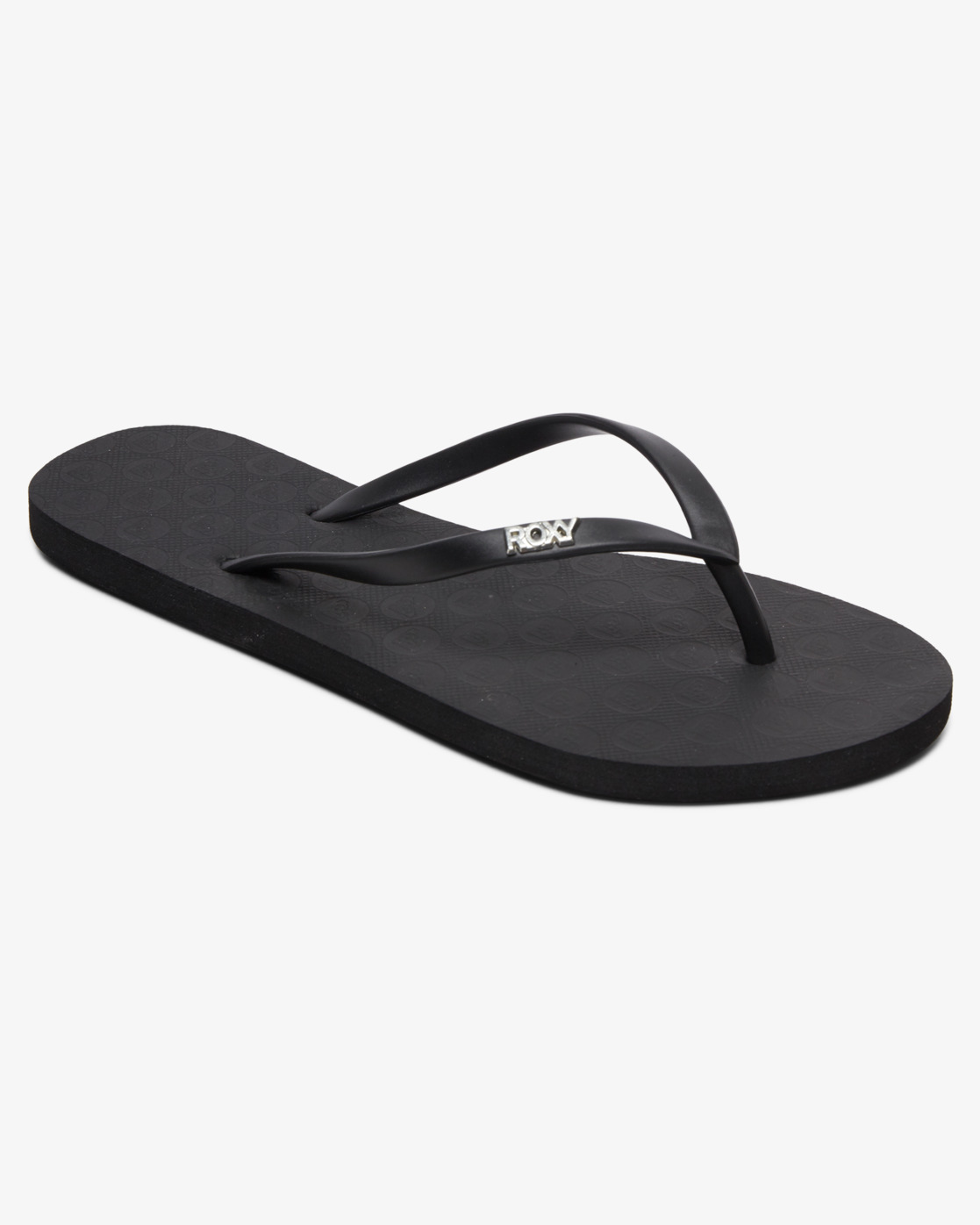 Viva Iv Flip Flops In Black Smooth