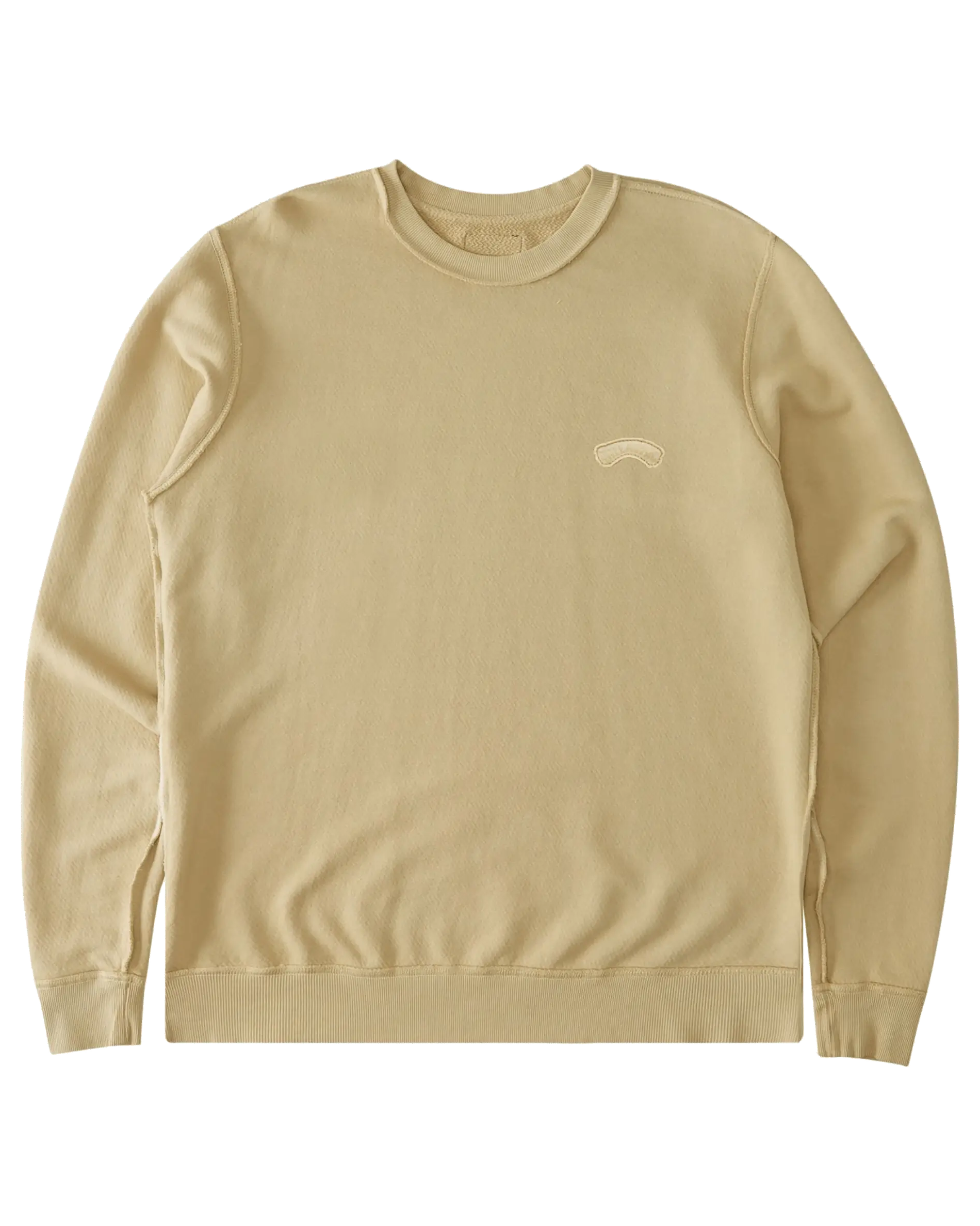 Wave Wash Sweatshirt In Straw