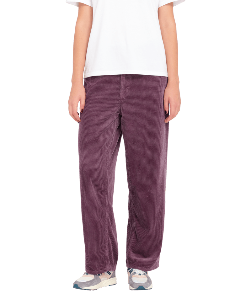 Weellow Cord Trousers In Vintage Violet