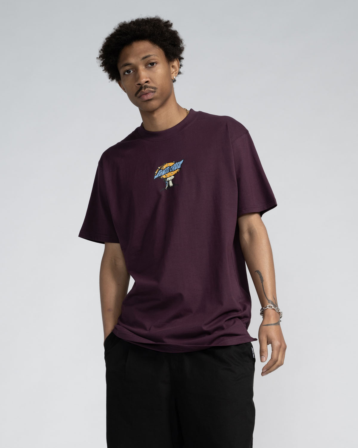 Winkowski Alien Creep T-shirt In Blackcurrant