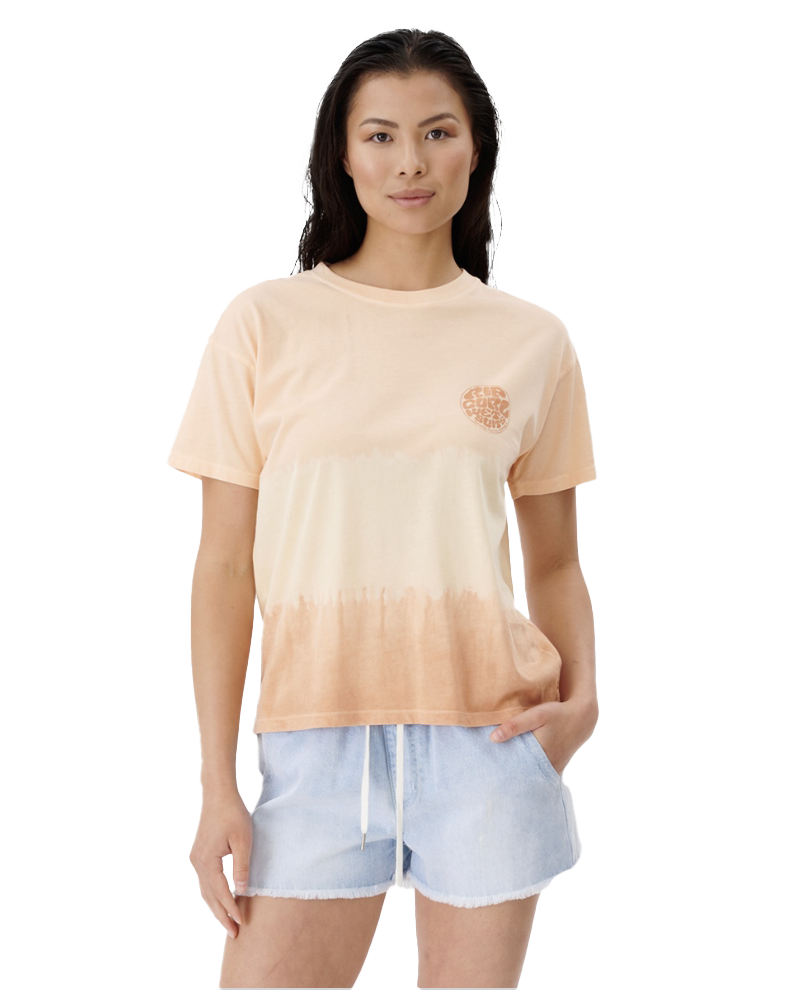 Womens Wetsuit Icon T-shirt In Light Peach