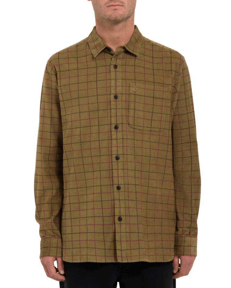 Zander Shirt In Dark Khaki