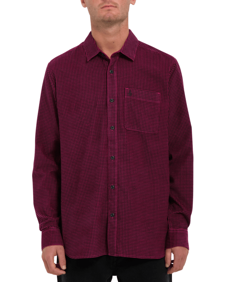 Zander Shirt In Wine