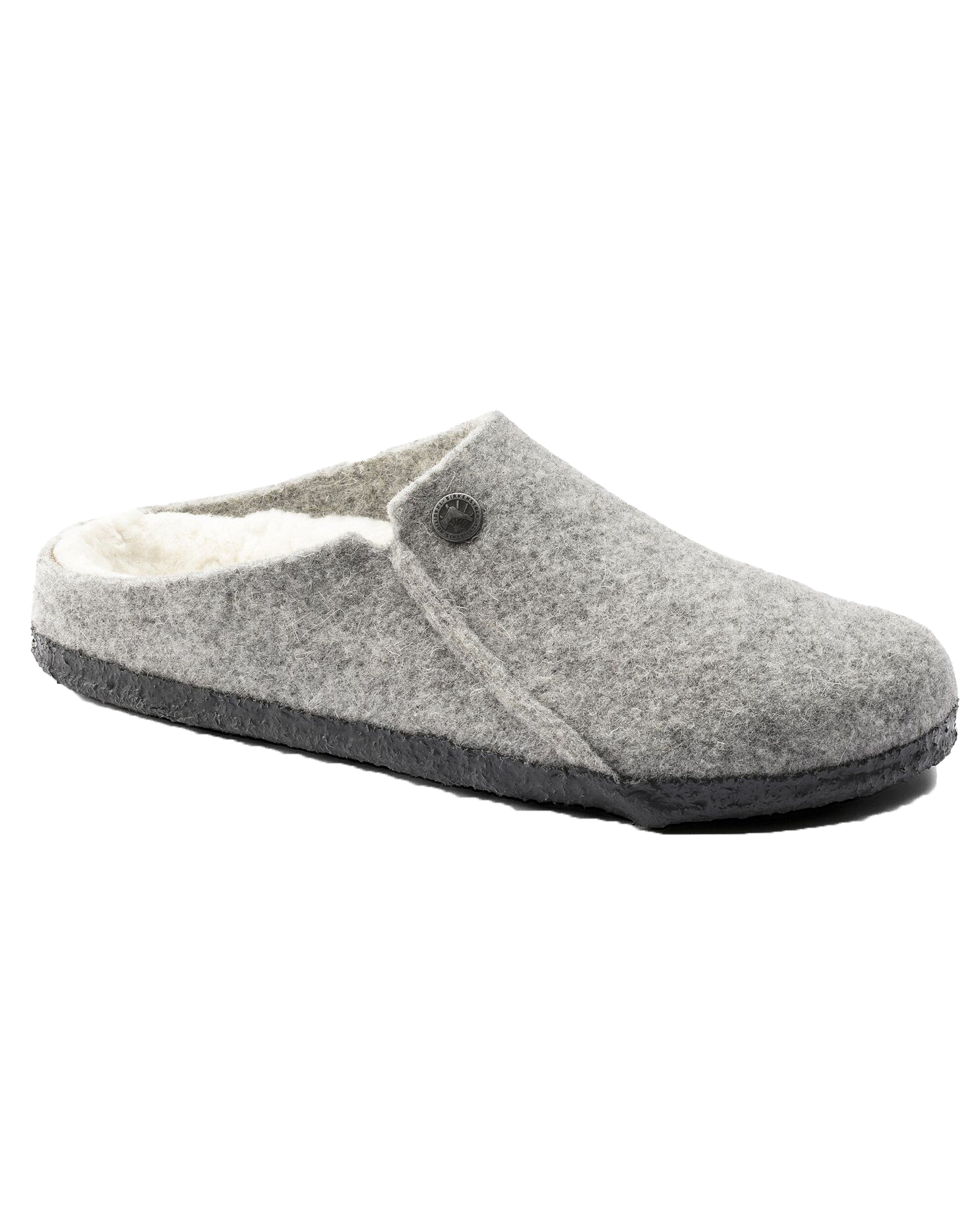 Zermatt Shearling Slipper In Light Grey