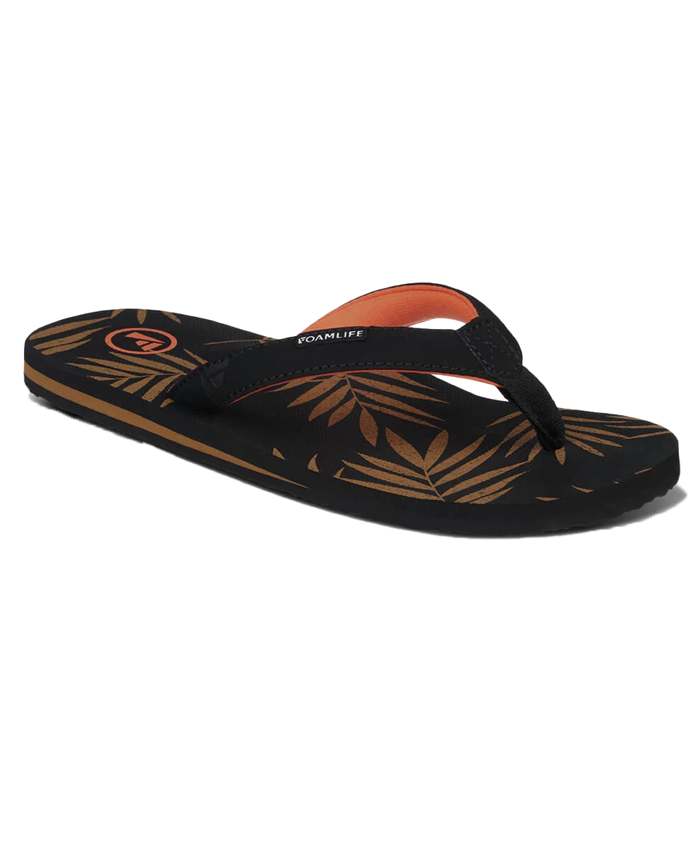 Zikat Sc Womens Flip Flops In BlackandBrown