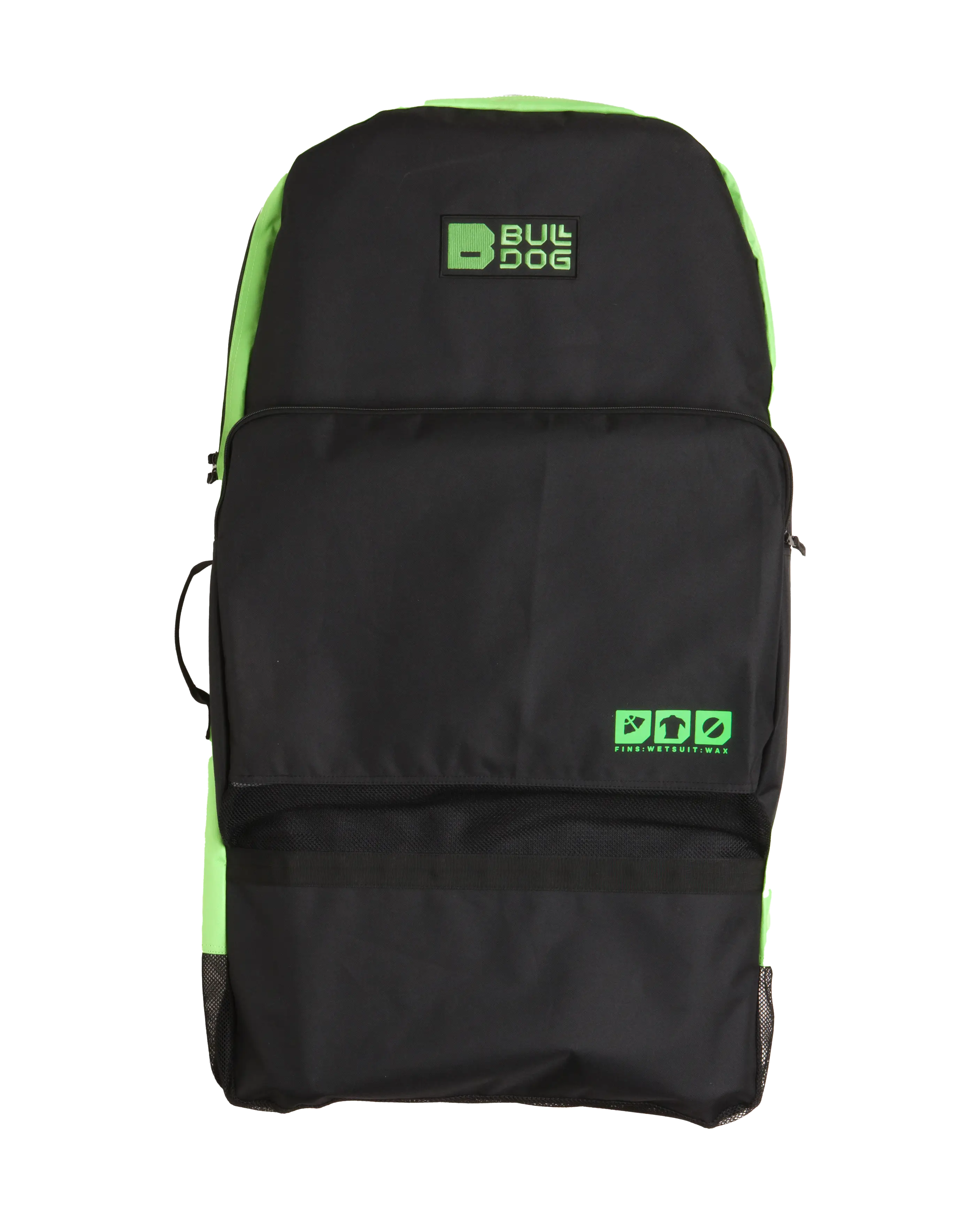 Bodyboard Bag In BlackandNeon Green