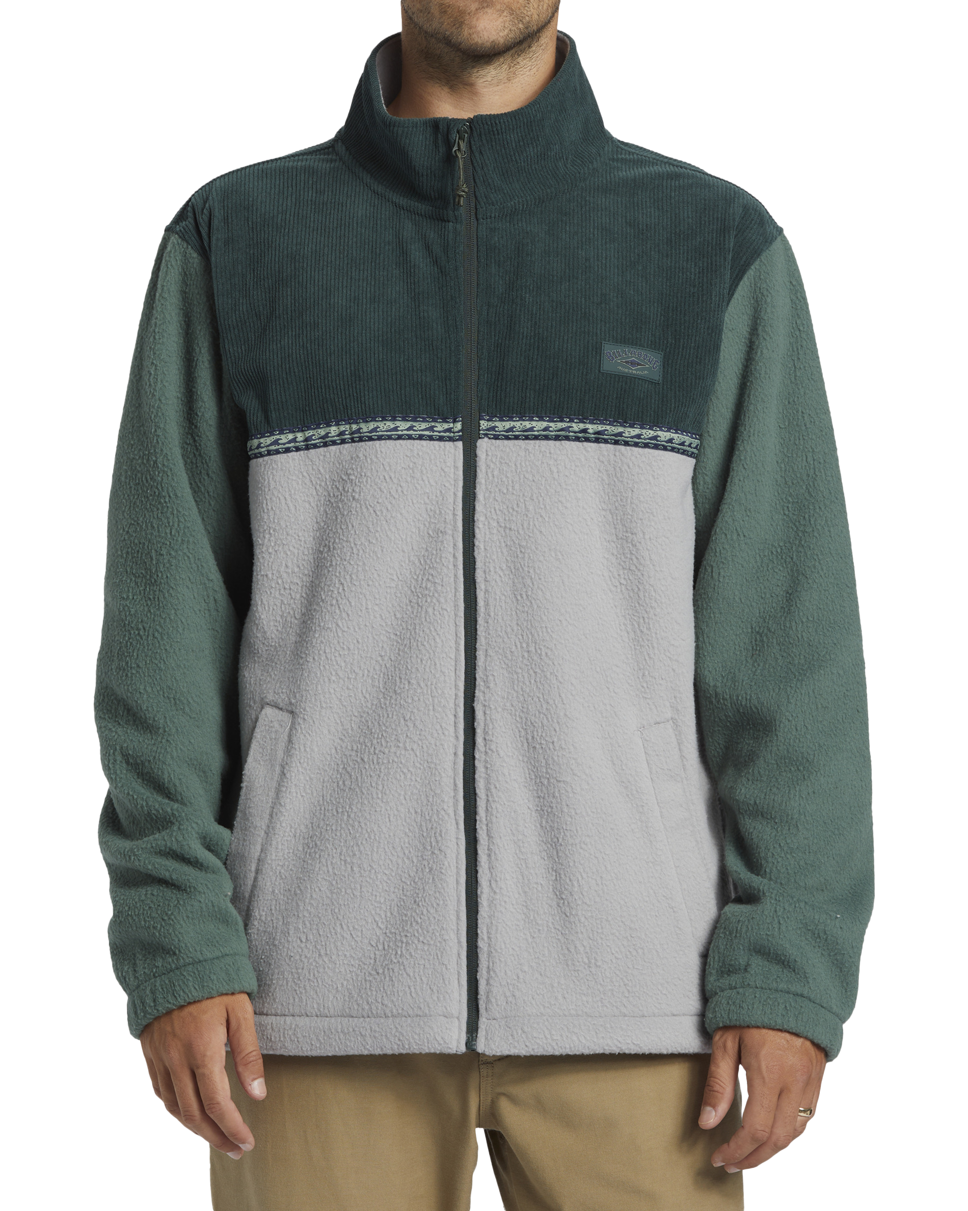 Boundary Trail Zip Fleece Jacket In Forest Green