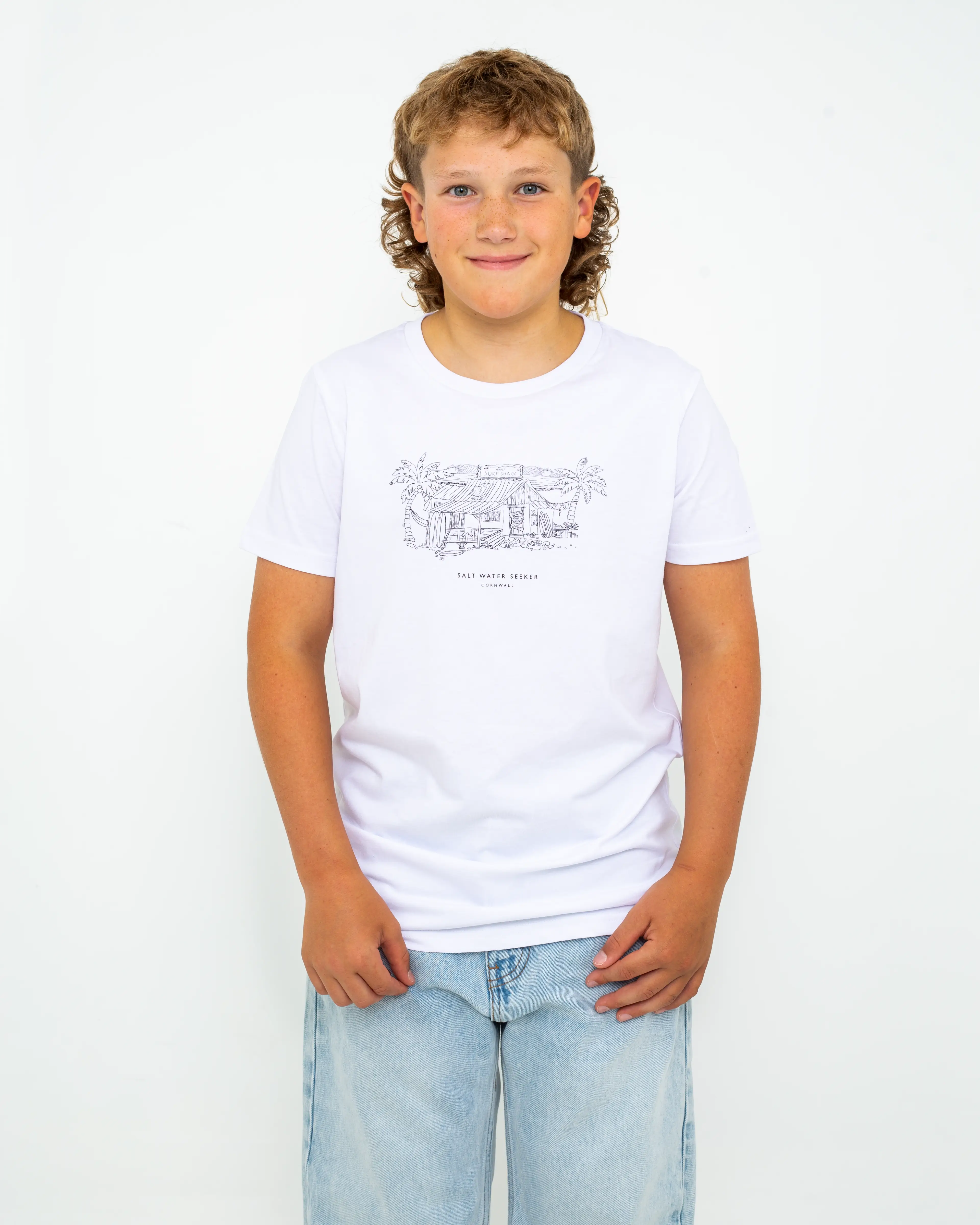 Boys Cabin T-shirt In White