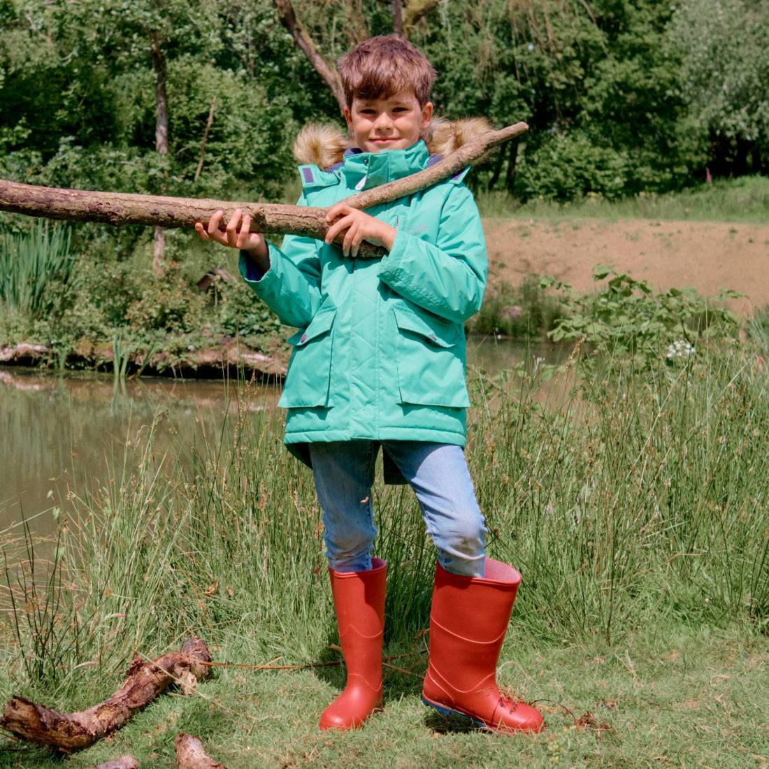 3 In 1 Waterproof Parka Green - 2-3 Yrs / Green