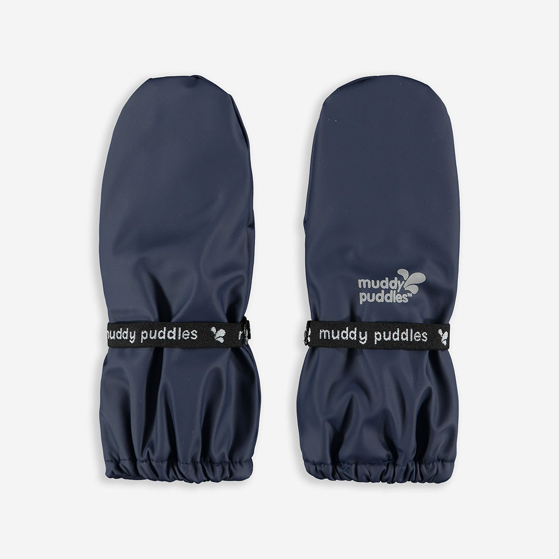 Pu Mitts Navy Recycled - 6-8 Yrs / Navy