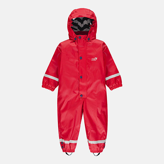 Puddleflex Fleece Lined Puddle Suit Red - 12-18 Mths / Red