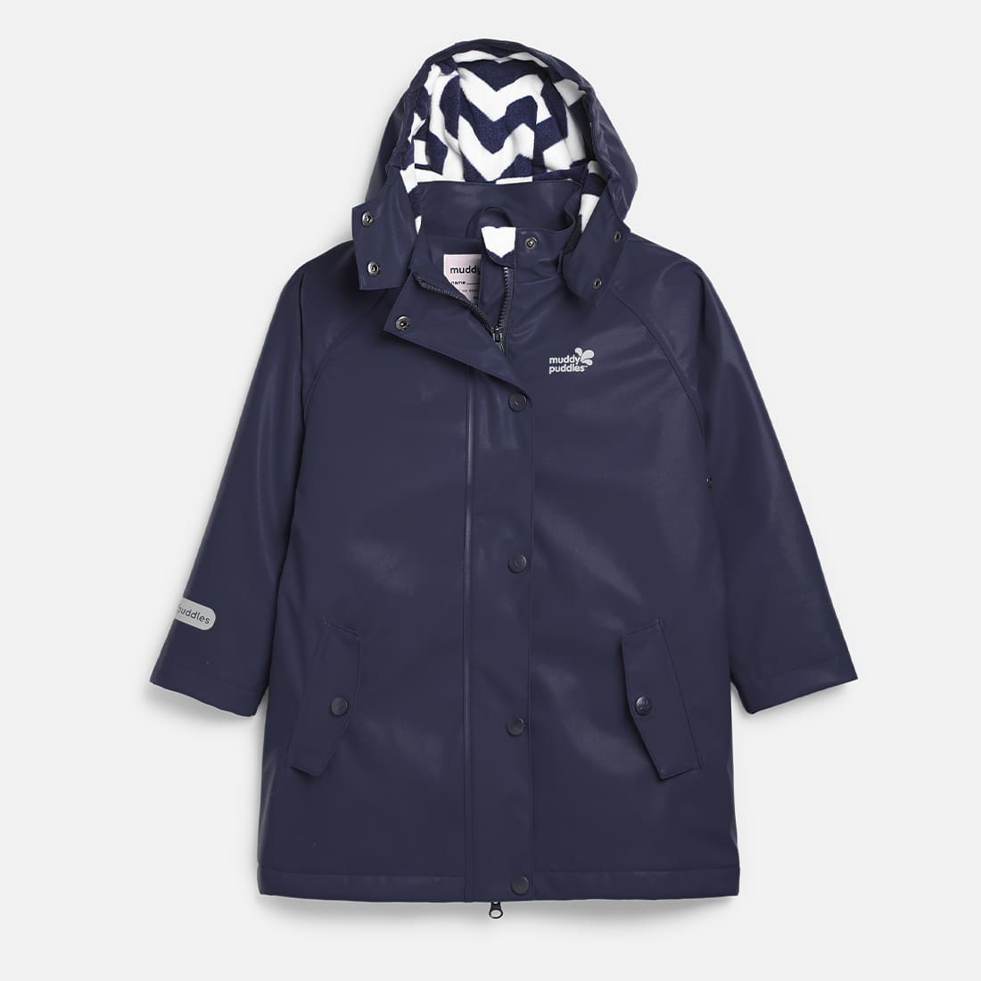 Puddleflex Waterproof Fleece Lined Jacket Navy - 12-18 Mths / Navy