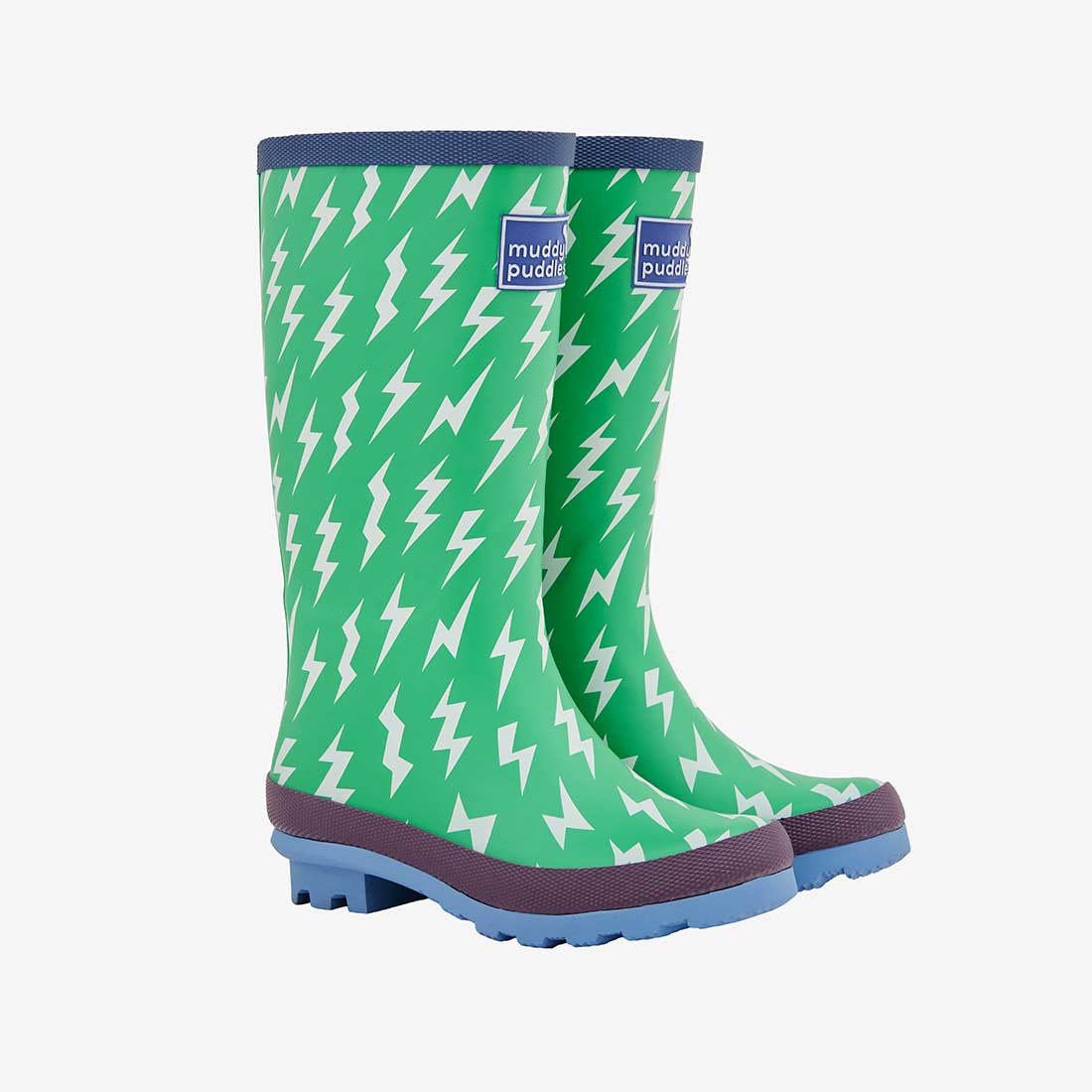 Puddlestomper Wellies Green - 1 Youth / Green